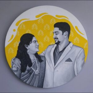 monochrome painting