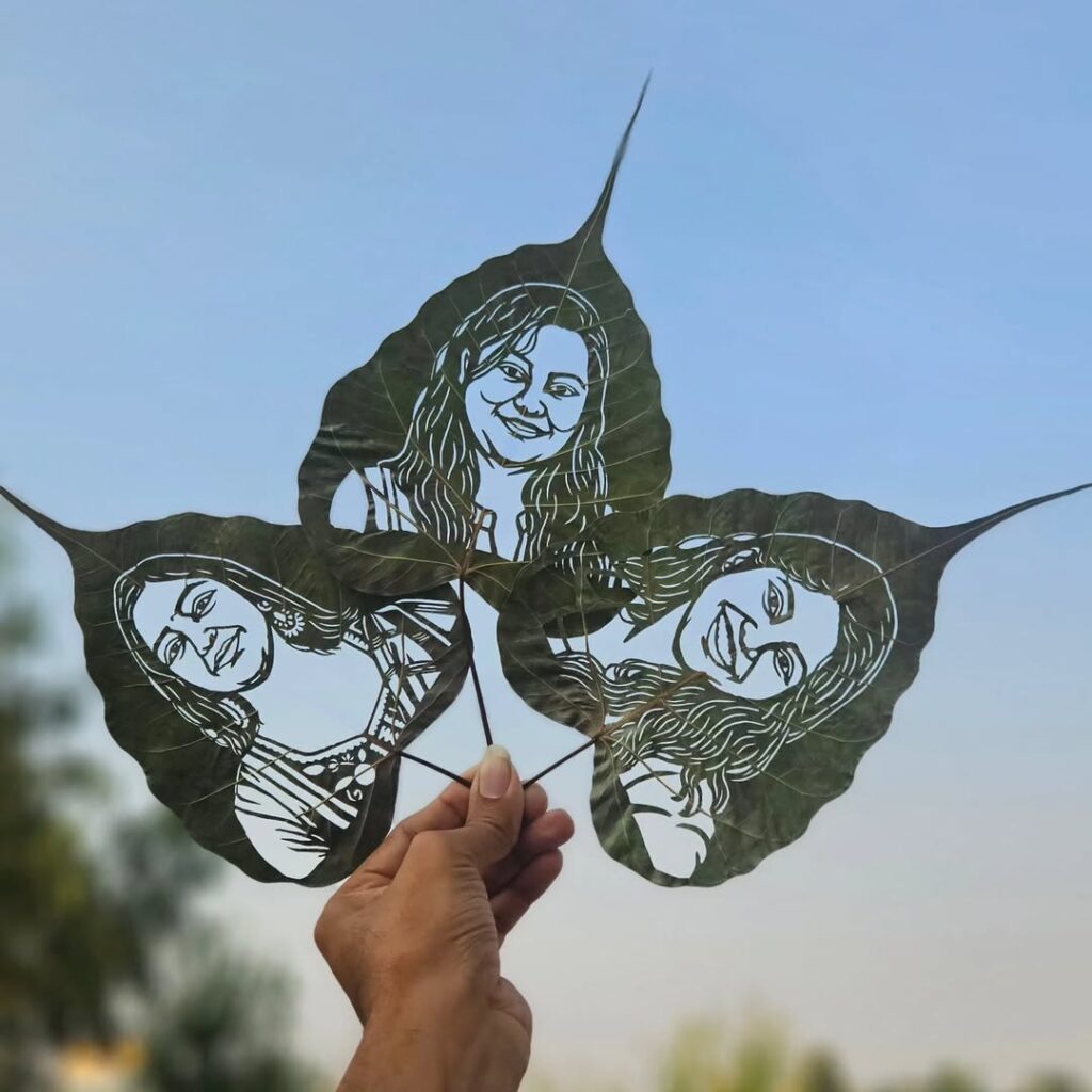 CUSTOM LEAF ART